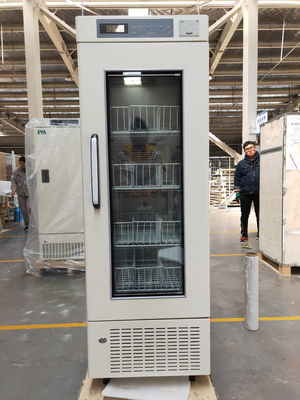 R134a थर्मल प्रिंटर के साथ 108L छोटी क्षमता वाले ब्लड बैंक रेफ्रिजरेटर का प्रचार करता है