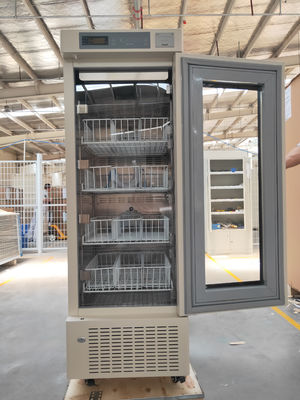 R134a थर्मल प्रिंटर के साथ 108L छोटी क्षमता वाले ब्लड बैंक रेफ्रिजरेटर का प्रचार करता है