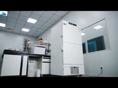 डबल स्वतंत्र कक्ष ऊर्ध्वाधर चिकित्सा गहरी वैक्सीन फ्रीजर माइनस 25 डिग्री