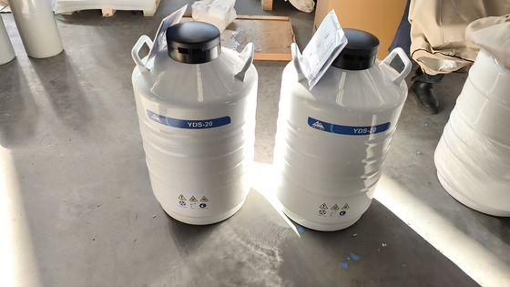 गुणवत्ता  METHER YDS-15-80 Cryogenic Dewar — 15L Liquid Nitrogen Container for Laboratory कारखाना