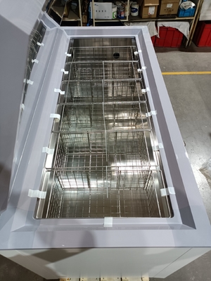 MDF-40H485 -40°C अल्ट्रा-लो-टेम्परेचर चेस्ट फ्रीजर 485L ऑटो-कैस्केड बायोमेडिकल फ्रीजर प्रयोगशाला के लिए