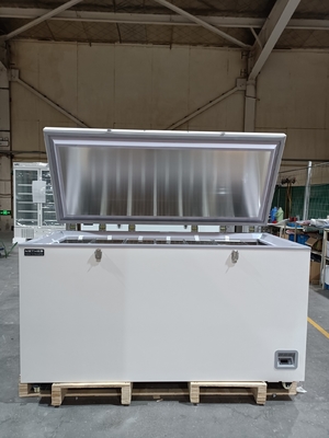 MDF-40H485 -40°C अल्ट्रा-लो-टेम्परेचर चेस्ट फ्रीजर 485L ऑटो-कैस्केड बायोमेडिकल फ्रीजर प्रयोगशाला के लिए