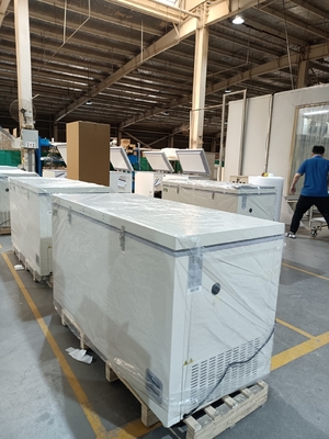MDF-40H485 -40°C अल्ट्रा-लो-टेम्परेचर चेस्ट फ्रीजर 485L ऑटो-कैस्केड बायोमेडिकल फ्रीजर प्रयोगशाला के लिए