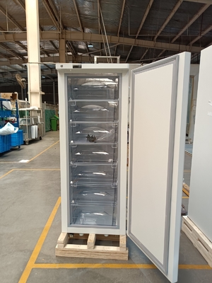 MDF-40V278W -40℃ मेडिकल डीप फ्रीजर | 278L अल्ट्रा-लो टेम्परेचर बायोमेडिकल फ्रीजर जिसमें 7 आंतरिक दराज हैं