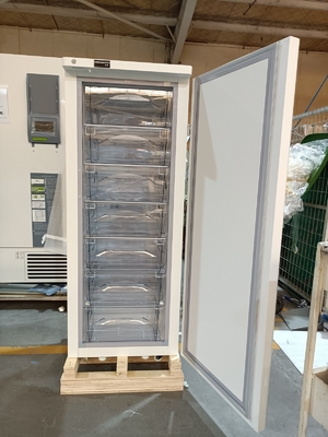 -40℃ मेडिकल फ्रीजर MDF-40V278W | प्रयोगशाला और अस्पताल के उपयोग के लिए 7 दराजों के साथ 278L वर्टिकल डीप फ्रीजर