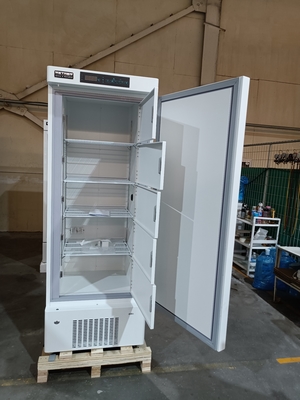 MDF-40V328E -40℃ बायोमेडिकल डीप फ्रीजर | वैक्सीन, रक्त और जैविक नमूनों के लिए 328L वर्टिकल मेडिकल फ्रीजर