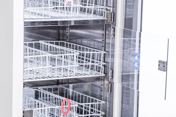 ब्लड स्टेशन के लिए एलईडी डिस्प्ले 108L मिनी पोर्टेबल हाई क्वालिटी बायोमेडिकल ब्लड बैंक रेफ्रिजरेटर फ्रिज