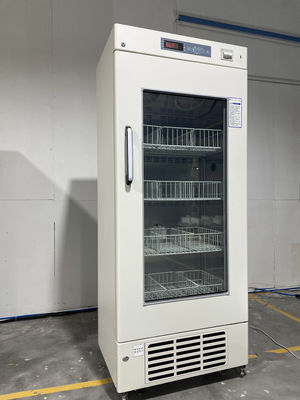 METHER रक्त बैंक रेफ्रिजरेटर 368L क्षमता 4°C तापमान नियंत्रण MBC-4V368