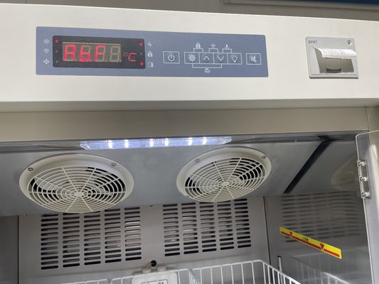 METHER रक्त बैंक रेफ्रिजरेटर 368L क्षमता 4°C तापमान नियंत्रण MBC-4V368
