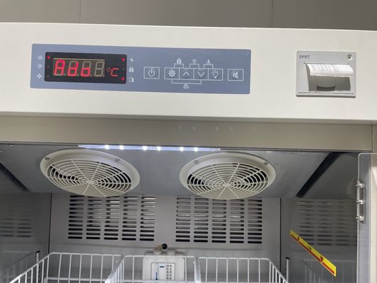 368L क्षमता उच्च गुणवत्ता वाले अस्पताल प्रयोगशाला ब्लड बैंक रेफ्रिजरेटर फोमिंग ग्लास डोर के साथ